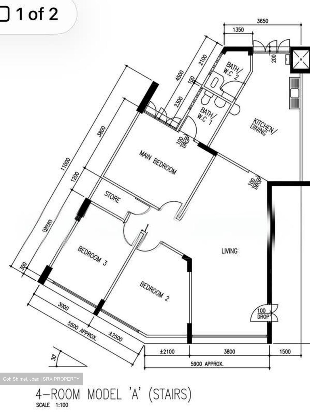 Blk 128 Joo Seng Road (Toa Payoh), HDB 4 Rooms #601951711